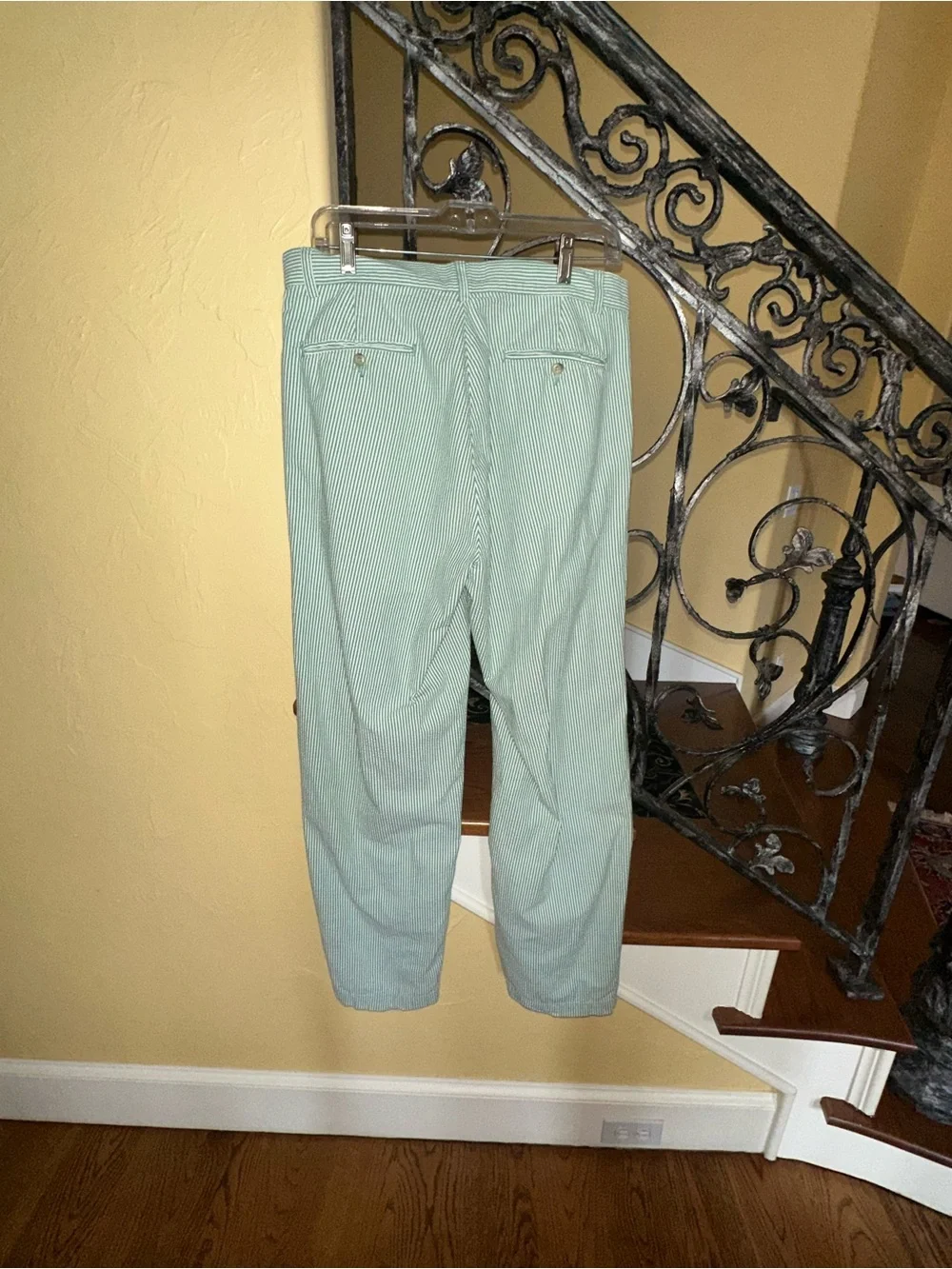 Polo Ralph Lauren Striped Green Seersucker Pants - Picture 9 of 9